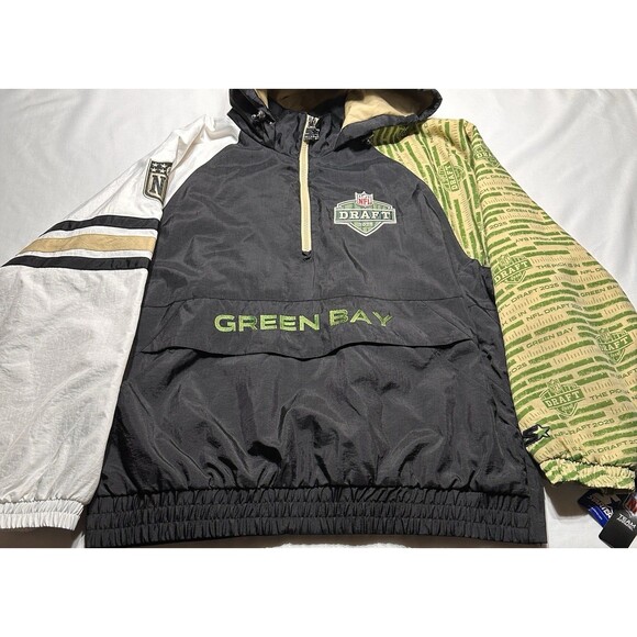 GREEN BAY NFL Draft 2025 STARTER Jacket Limited Edition Rare Men’s Size XL NWT